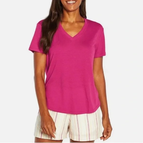 NWT GAP Pink Relaxed Short Sleeve T-Shirt 2XL - Picture 3 of 7